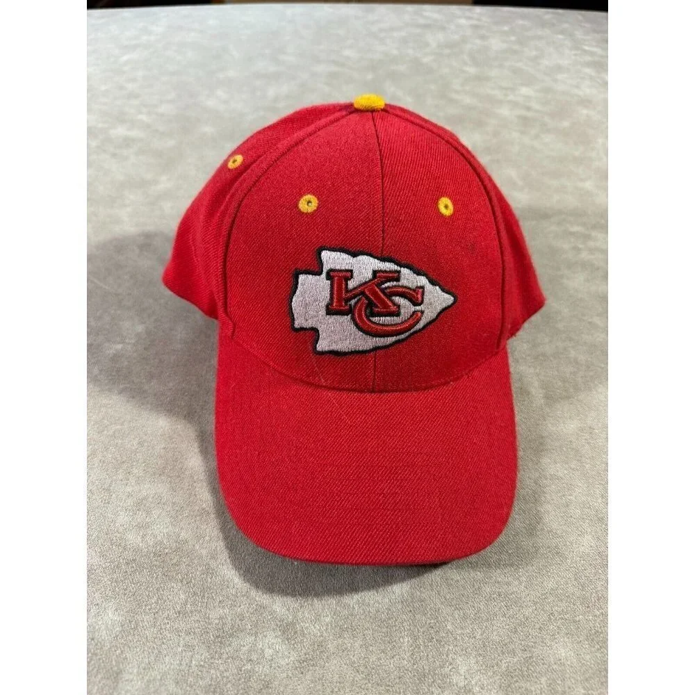 Vintage NFL Kansas City‎ Chiefs Wool Embroidered Hat Cap OS